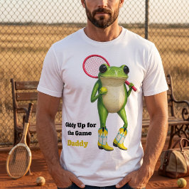 パーソナライズド ギディアップ フォー ザ ゲーム ダディ | ユニークなデザイン Tシャツ