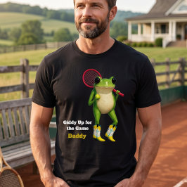 パーソナライズド ギディアップ フォー ザ ゲーム ダディ | ユニークなデザイン Tシャツ
