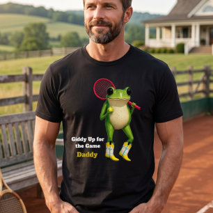 パーソナライズド ギディアップ フォー ザ ゲーム ダディ ユニークなデザイン Tシャツ