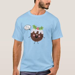 パーソナライズド クリスマスプディング Tシャツ