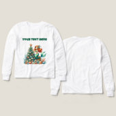 パーソナライズド クリスマス マーメイド キッズ (デザイン 正面＆背面)