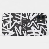パーソナライズド グラフィティ 名前パターン - カスタム アーバン Case-Mate iPhoneケース (裏面(横))