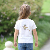 パーソナライズド コテージコア ハチドリ トドラーTシャツ