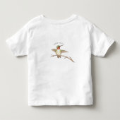 パーソナライズド コテージコア ハチドリ トドラーTシャツ (裏面)