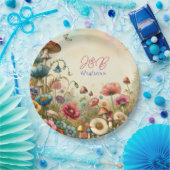 パーソナライズド コテージ コア ウェディング ペーパープレート (パーティー)