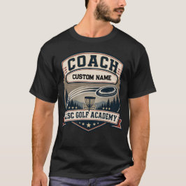 パーソナライズド コーチ ディスクゴルフ アカデミー ヴィンテージ ロゴ Tシャツ
