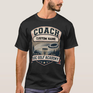 パーソナライズド コーチ ディスクゴルフ アカデミー ヴィンテージ ロゴ Tシャツ
