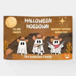 パーソナライズド ゴーストカウボーイ ハロウィン ホーデウン 横断幕