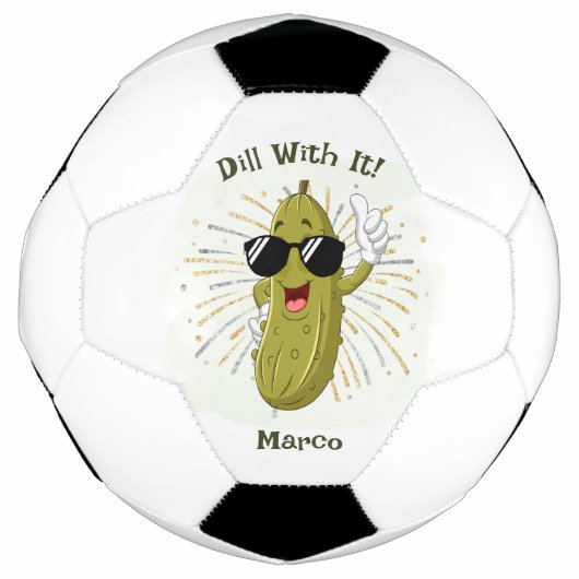 パーソナライズド サッカー ダイルピクルス サッカーボール (正面)