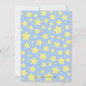 パーソナライズド スターズ パーティー 招待状 (裏面)