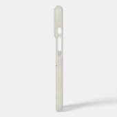 パーソナライズド セージグリーン フェザーイニシャル Case-Mate iPhoneケース (裏面 / 左)