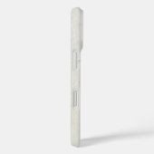 パーソナライズド セージグリーン フェザーイニシャル Case-Mate iPhoneケース (裏面 / 右)