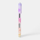 パーソナライズド ソフトコットンキャンディ フローラル iPhoneケース (右側面)