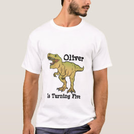 パーソナライズド ダッド ティレックス 恐竜の誕生日 Tシャツ