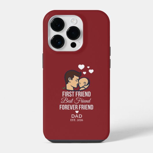 パーソナライズド ダッド iPhoneケース iPhone 14 Proケース (裏面)