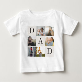パーソナライズド ダディベイビーシャツ 6-12 ヶ月 | ベビーTシャツ