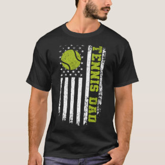 パーソナライズド テニスお父さん グランジファーザーズデー  Tシャツ