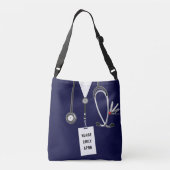 パーソナライズド ナース ノベルティ クロスボディバッグ (裏面)