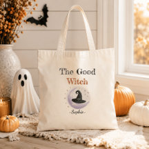 パーソナライズド ハロウィントートバッグ - グッドウィッチ