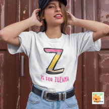 パーソナライズド バック トゥ スクール アルファベット Z