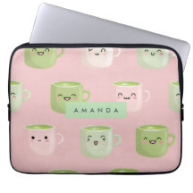 パーソナライズド パステル かわいい 抹茶 ティー デザイン