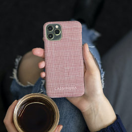 パーソナライズド パステル ダスティローズ ブルッシュピンク iPhone 11 PROケース