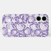 パーソナライズド パープルシェル Case-Mate iPhoneケース (裏面 (横))