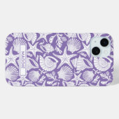 パーソナライズド パープルシェル Case-Mate iPhoneケース (裏面 (横))