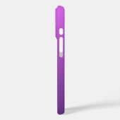パーソナライズド パープル オンブレ Case-Mate iPhoneケース (裏面 / 左)