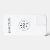 パーソナライズド ビジネスプロフィール Case-Mate iPhoneケース (裏面 (横))
