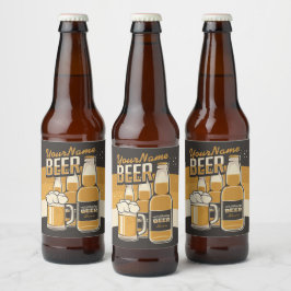 パーソナライズド ビール ボトル サディー マグ ブリューイング バー ビールラベル