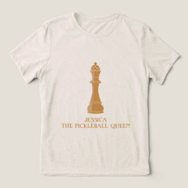 パーソナライズド・ピックルボール・クイーン トライブレンドTシャツ