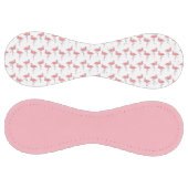 パーソナライズド ピンク フラミンゴ パターン トレンディ ソフトボール (パネル)