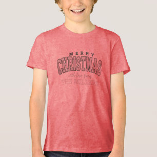 パーソナライズド ファミリーパーティー クリスマス 2025 トライブレンドTシャツ