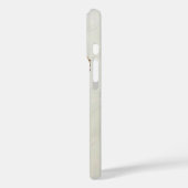 パーソナライズド フェザー 3D インパスト 温かみのあるニュートラルカラー Case-Mate iPhoneケース (裏面 / 左)