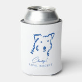パーソナライズド フォックス テリア 犬 缶クーラー (缶正面)