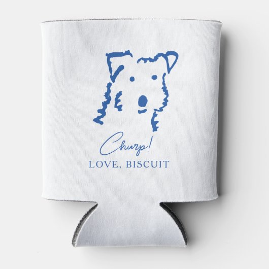 パーソナライズド フォックス テリア 犬 缶クーラー (正面)