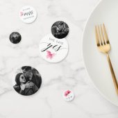 パーソナライズド フォト ブライダル シャワー コンフェッティ (グループ)