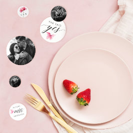 パーソナライズド フォト ブライダル シャワー コンフェッティ