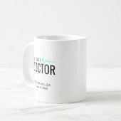 パーソナライズド フューチャードクター卒業 コーヒーマグカップ (正面左)