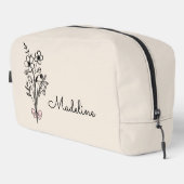 パーソナライズド フラワーブライドメイド ベージュ ドップキット (右コーナー)