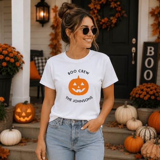 パーソナライズド・ブークルー・パンプキン Tシャツ