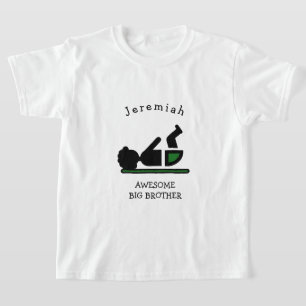 パーソナライズド ベイビー アフロ AWESOME BIG BROTHER Tシャツ