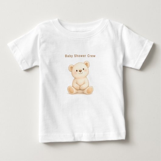 パーソナライズド ベビーシャワー ベビーTシャツ (正面)