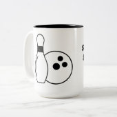 パーソナライズド ボウリング マグカップ (正面左)