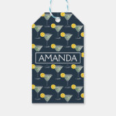 パーソナライズド マルガリータ ブライズメイド パーティー ギフトタグ (裏面)