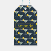 パーソナライズド マルガリータ ブライズメイド パーティー ギフトタグ (裏面)