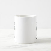 パーソナライズド ヤシの木 コーヒーマグカップ (中央)