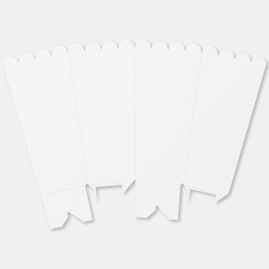 パーソナライズド ライトグレー パーティー ポップコーン フェイバーボックス (見開き)