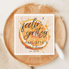 パーソナライズド ラブ アット ファースト スプリッツ ブライダル シャワー スタンダードランチョンナプキン